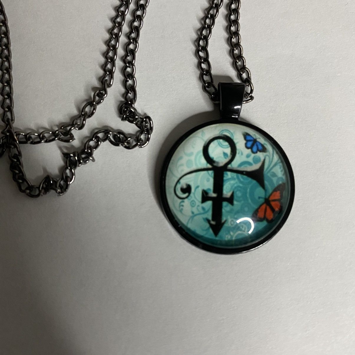 Other Prince Artist Music Icon Pendant Necklace Black 30in Chain Size ONE SIZE - 2 Thumbnail