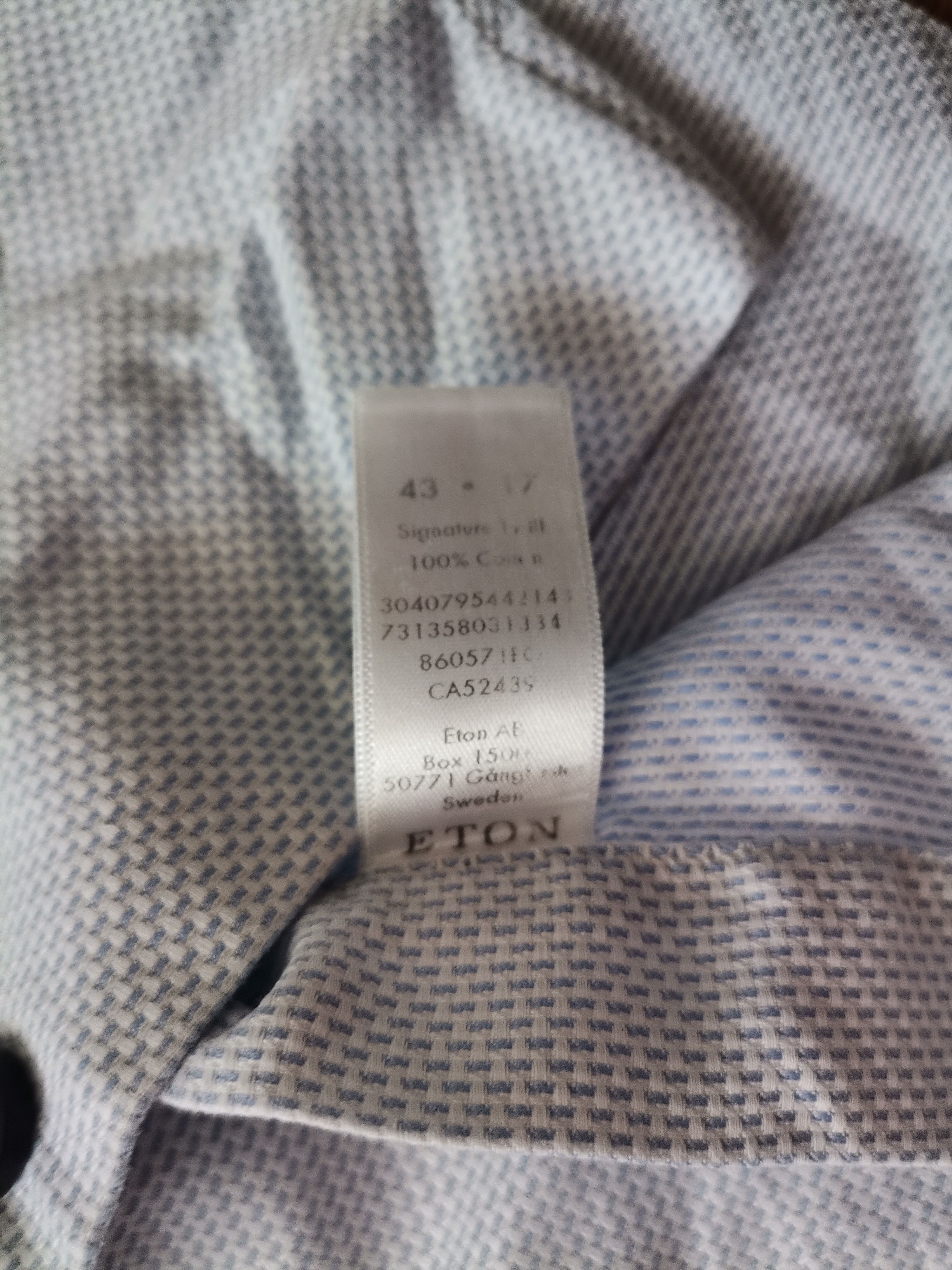 Eton Eton Shirt Size US XL / EU 56 / 4 - 3 Thumbnail