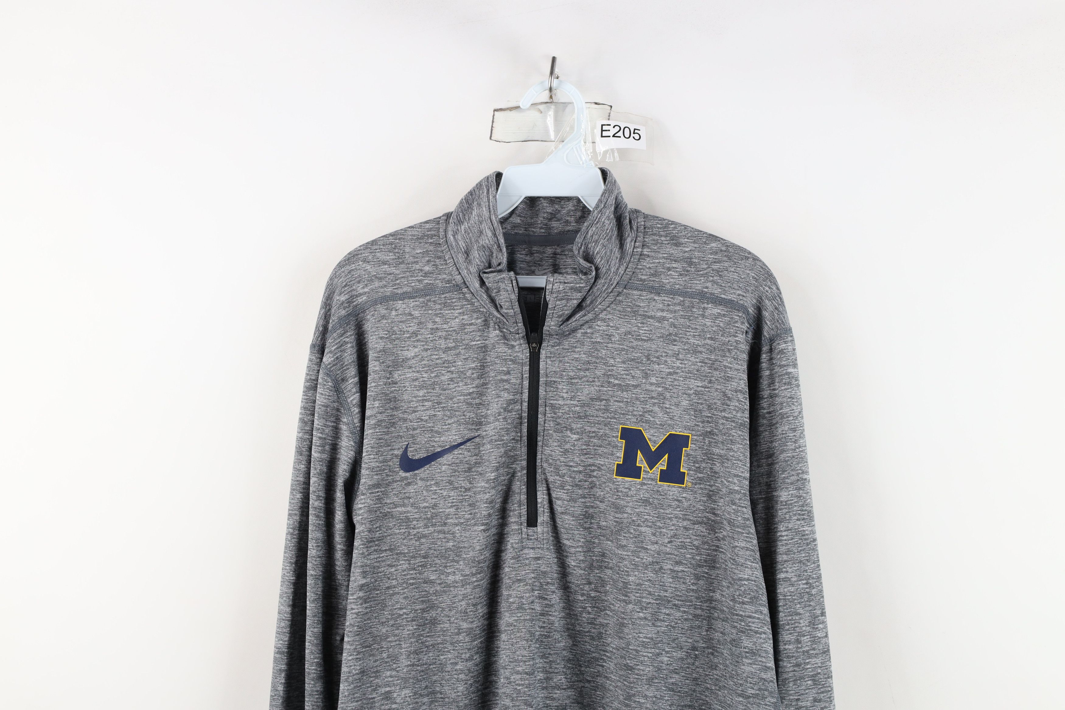 Nike Nike University of Michigan Half Zip Pullover Top Jacket Size US L / EU 52-54 / 3 - 2 Thumbnail