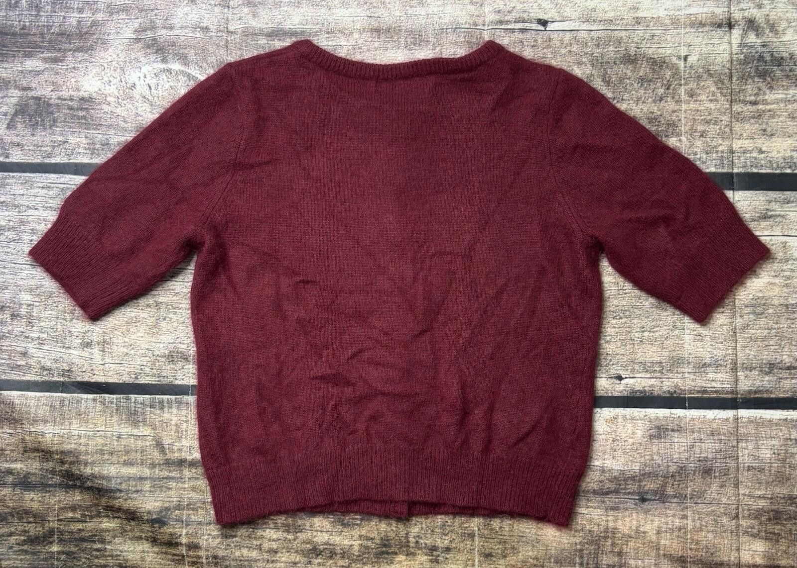 Other Marina Luna Cardigan Sweater Women's Medium Angora Lambswool Size M / US 6-8 / IT 42-44 - 3 Thumbnail