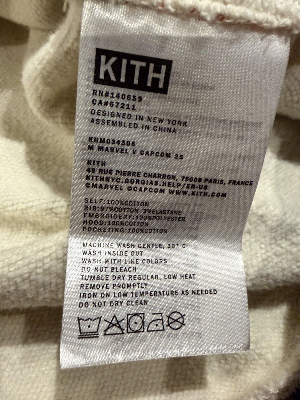 Kith × Marvel Comics Marvel vs. Capcom | Kith All-Over Vintage Nelson Hoodie Size US M / EU 48-50 / 2 - 12 Thumbnail