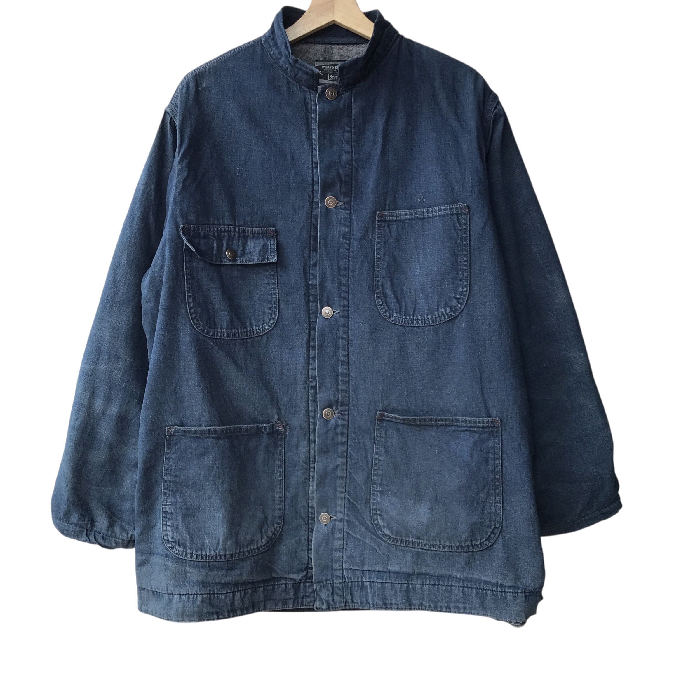Sears Work’N Leisure Vintage 1970s Blanket Chore Jacket