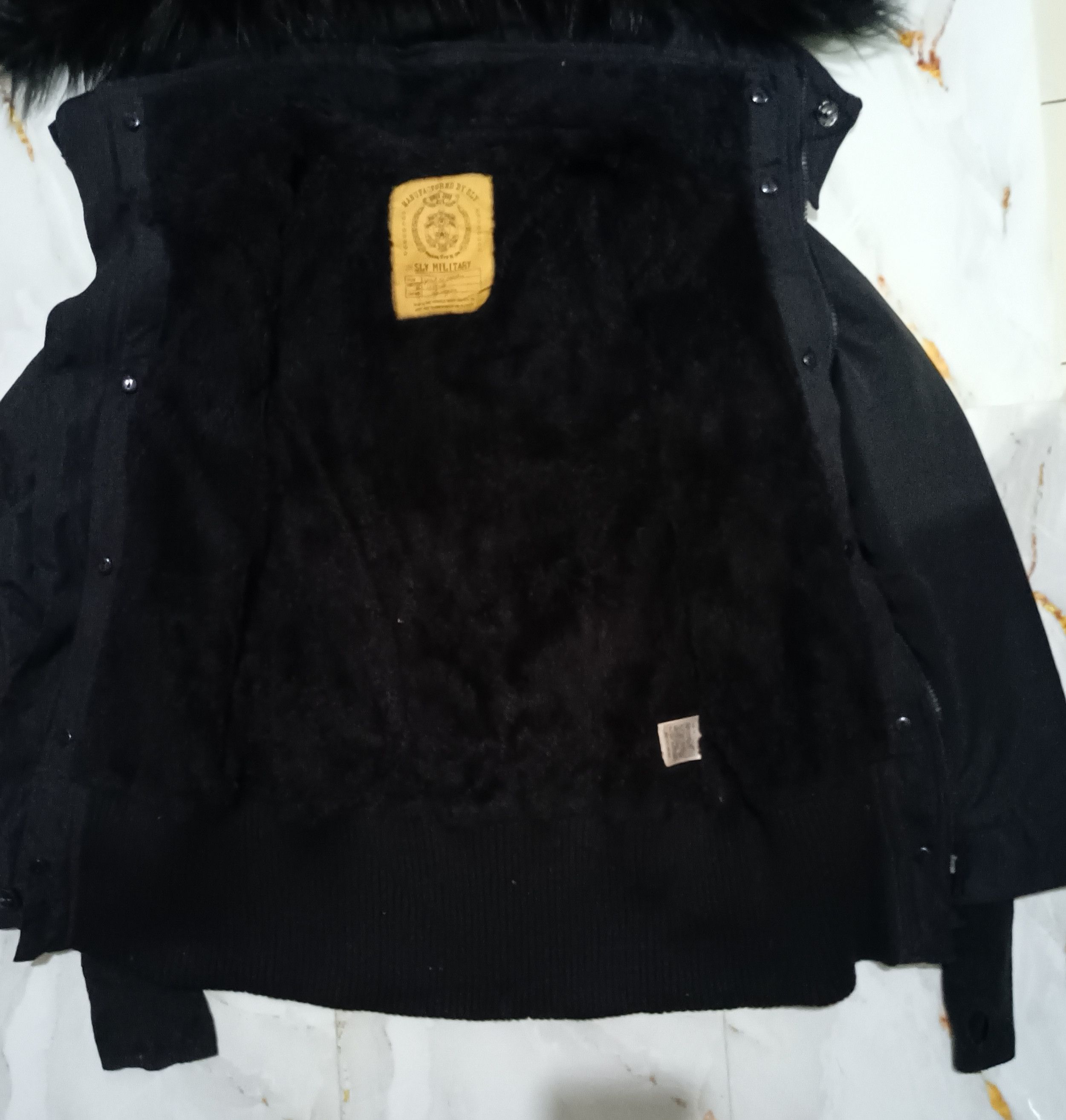 SLY SLY MILITARY WINTER COAT PARKA FUR HOODIE Size S / US 4 / IT 40 - 4 Thumbnail