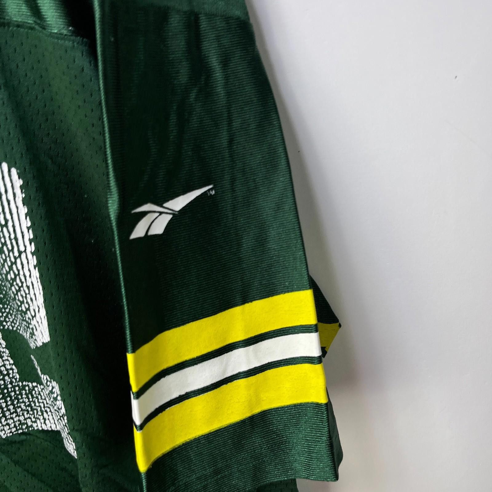 Designer Vintage 90s Green Bay Packers Reebok Reggie White Jersey 2XL Size ONE SIZE - 3 Thumbnail