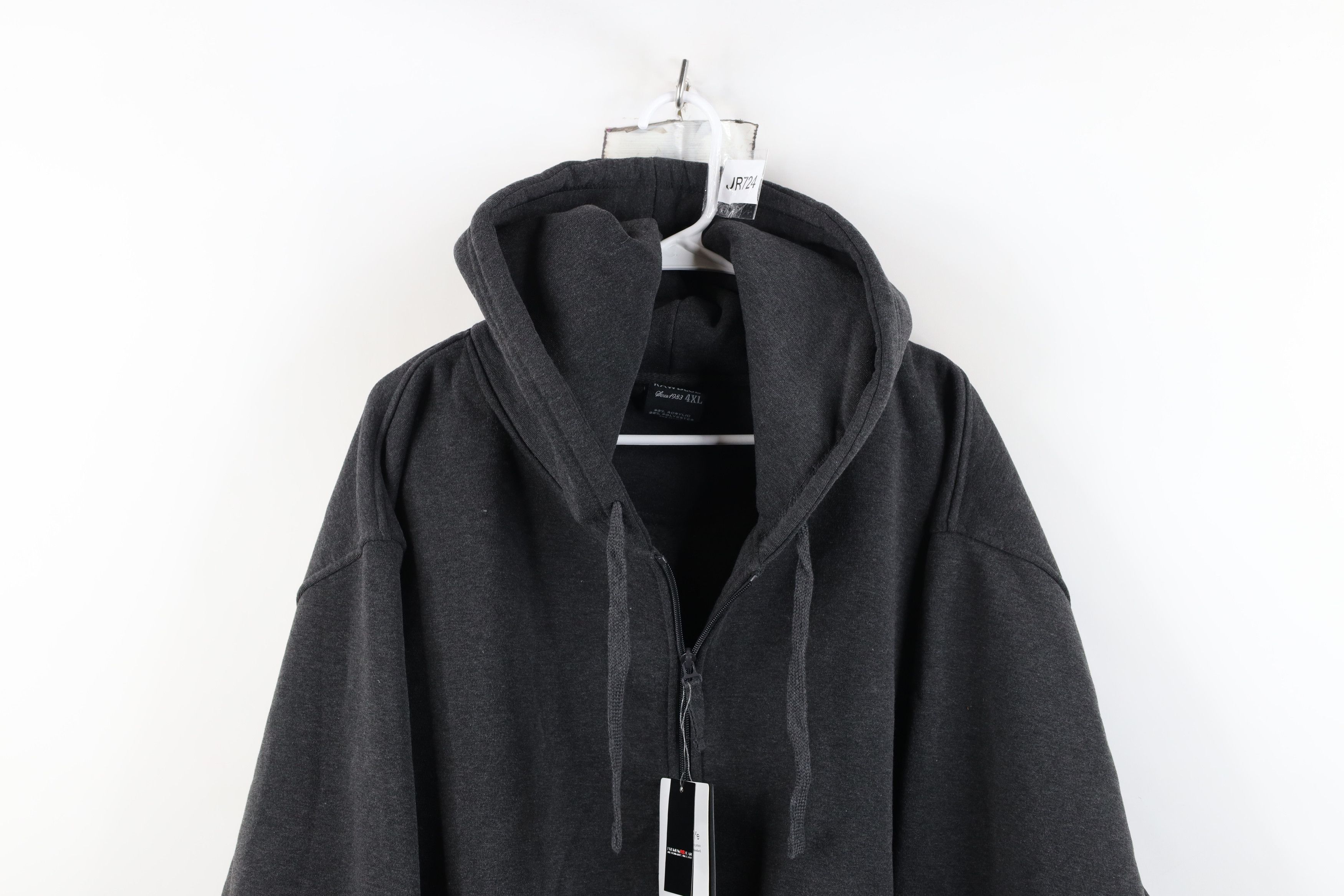 Vintage Deadstock Vintage 90s Y2K Streetwear Full Zip Hoodie Size US XXL / EU 58 / 5 - 2 Thumbnail