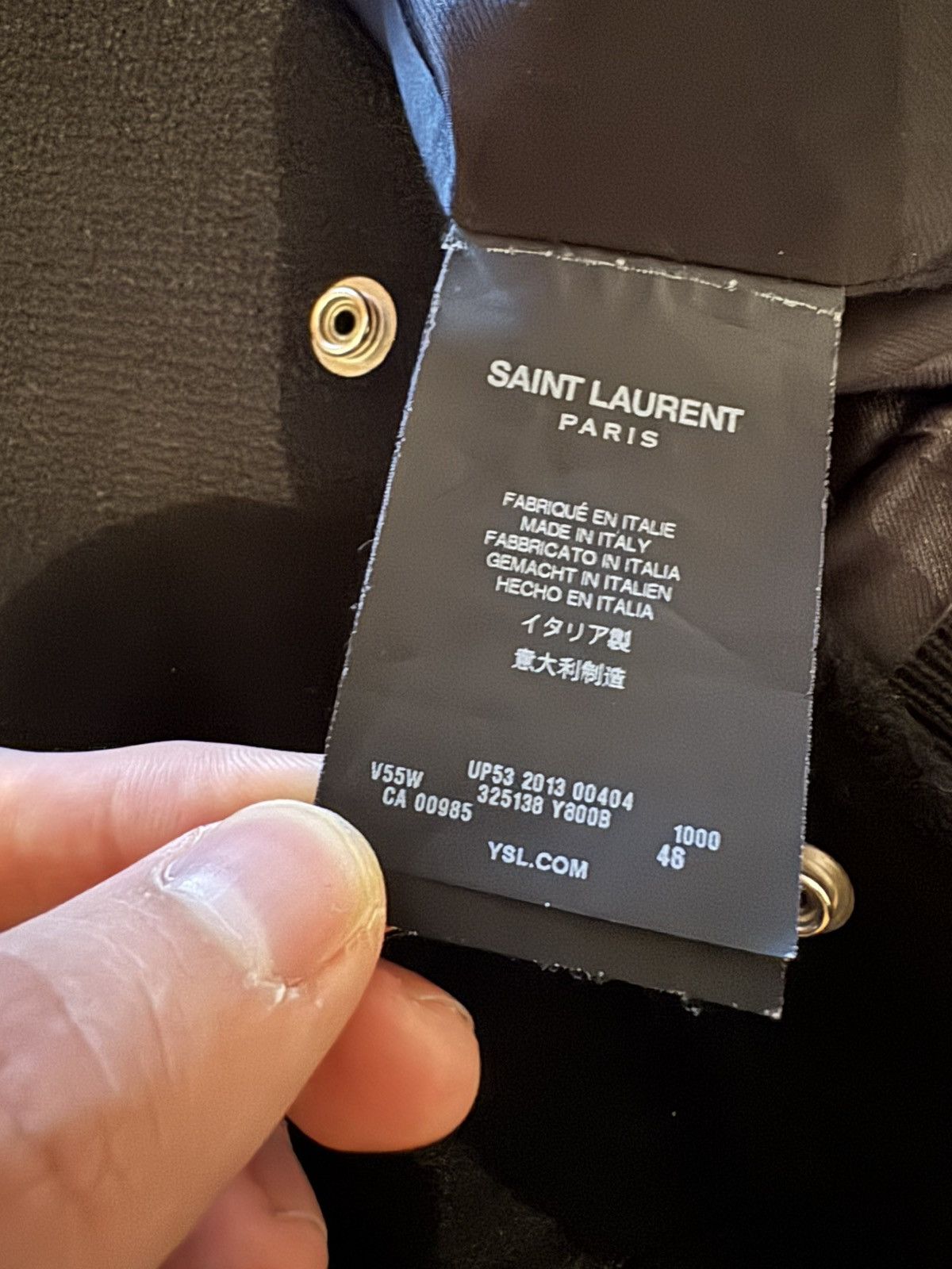 Saint Laurent Paris FW13 Saint Laurent Teddy Jacket Size US M / EU 48-50 / 2 - 5 Thumbnail