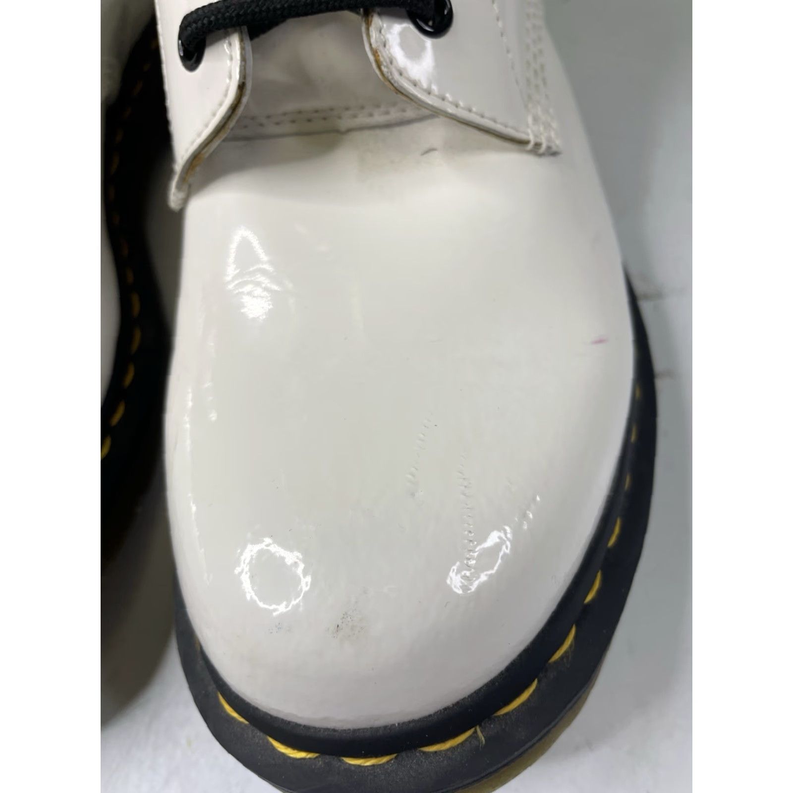 Dr. Martens Dr. Martens Boots White Air Wair Leather 11821 Womens US 11 EU 43 Ankle Combat Boot Size US 11 / IT 41 - 6 Thumbnail