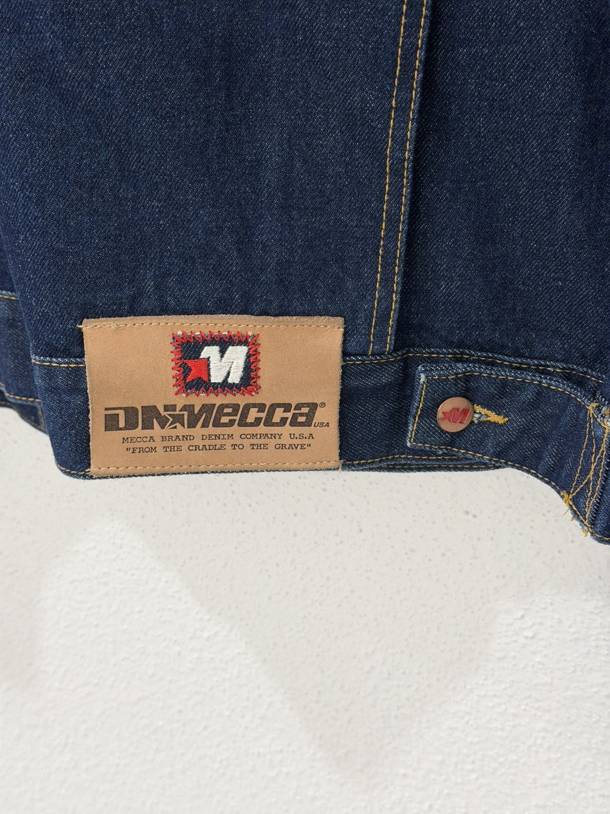 Mecca Y2K Mecca DNM Size XXL Heavy Denim Jean Jacket Urban Trucker Size US XXL / EU 58 / 5 - 5 Thumbnail