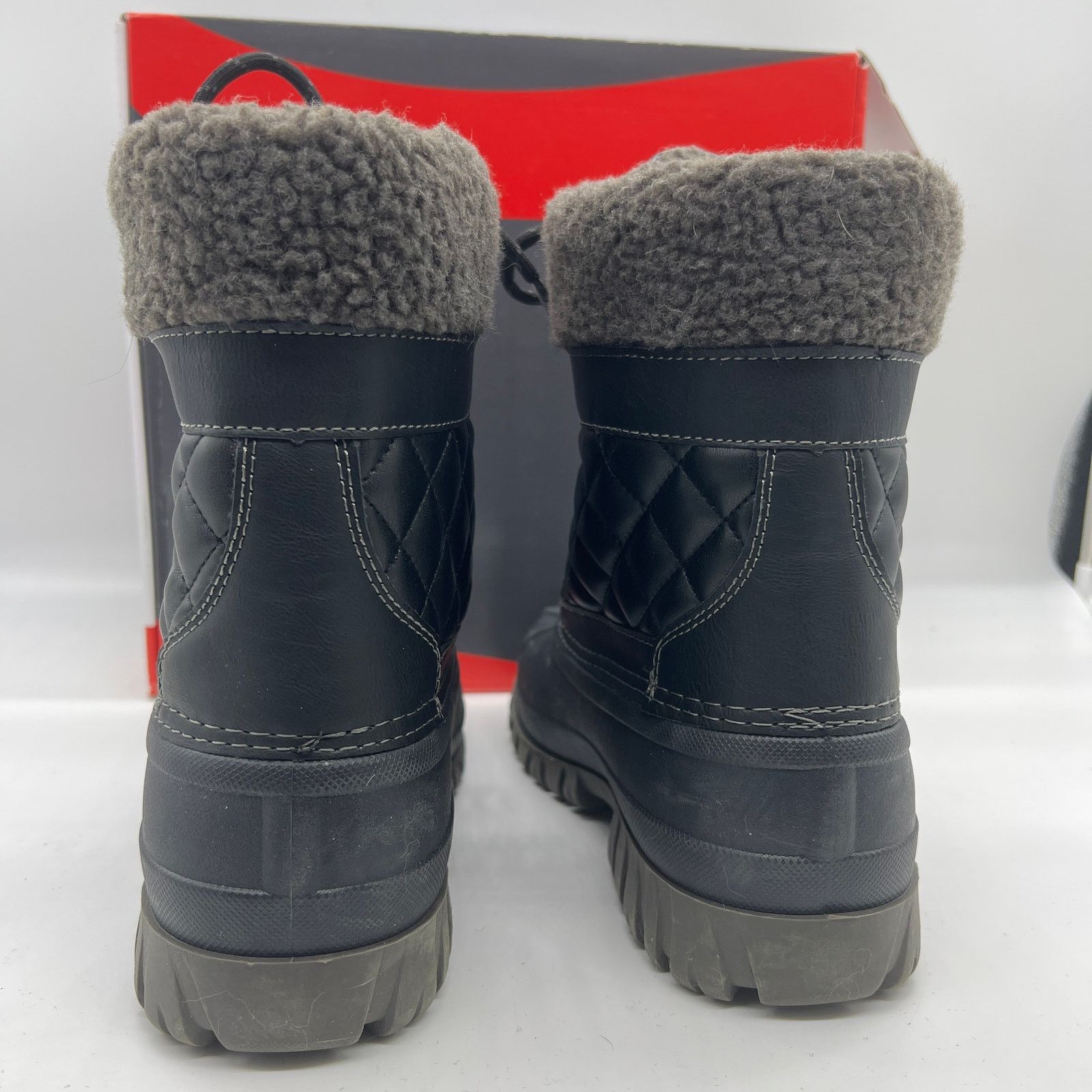 Other Cougar Waterproof Winter Boots Size 10 Wide Black Quilt Size US 10 / IT 40 - 6 Thumbnail