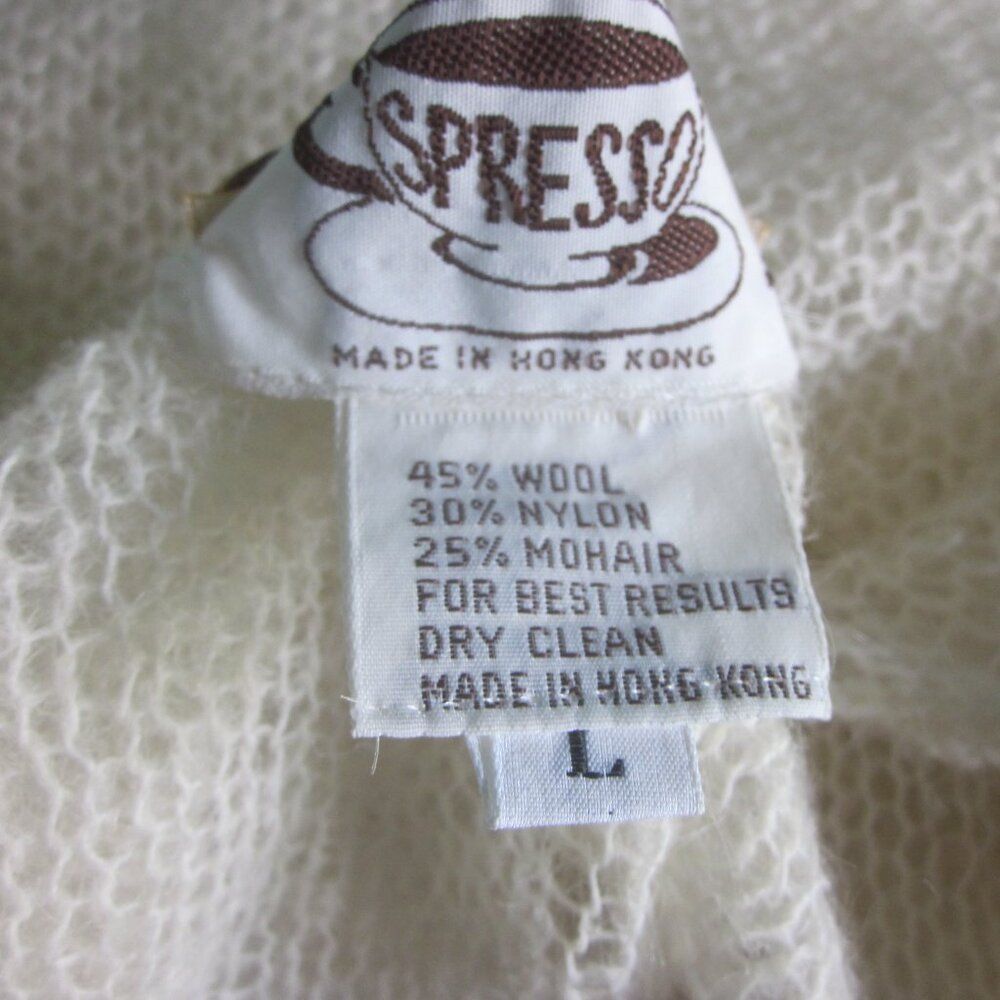 Vintage Vintage Wool Mohair Loose Knit Sweater Women Sz L Joseph Mag Size L / US 10 / IT 46 - 4 Thumbnail