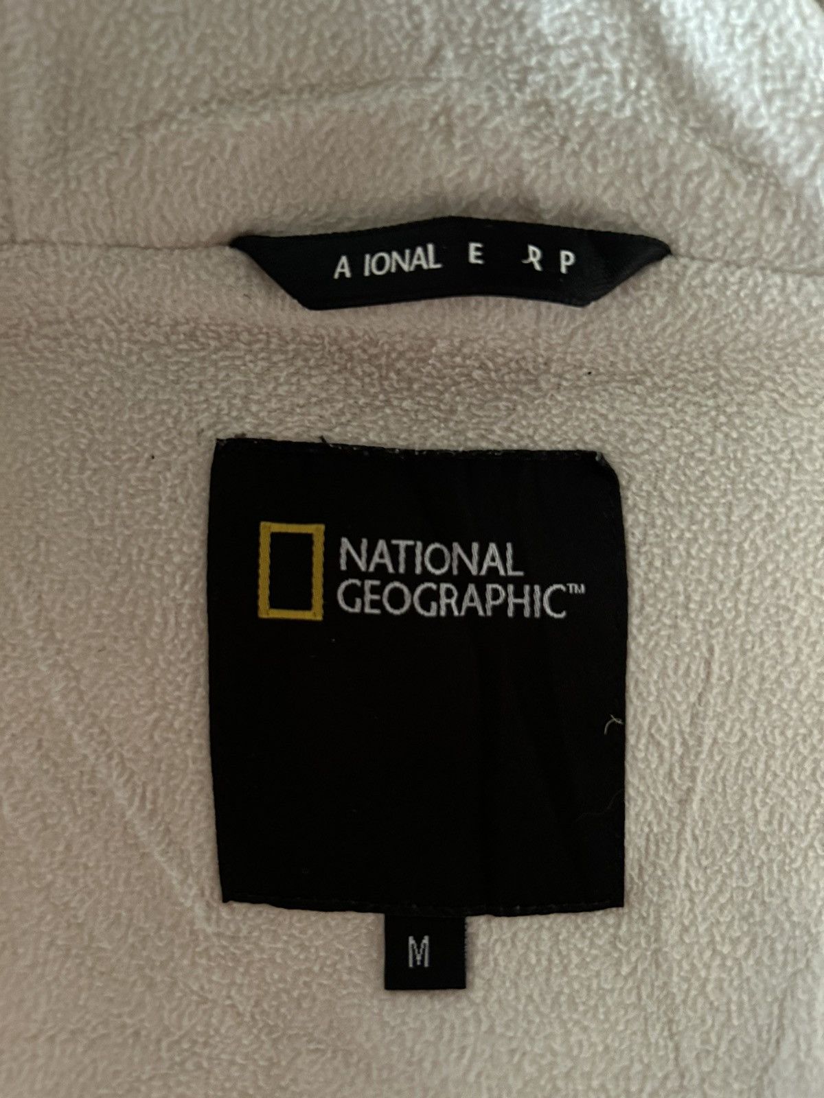 Beauty Beast × Vintage BINDING ‼️NATIONAL GEOGRAPHIC COSTONI FLEECE HOODIE Size US M / EU 48-50 / 2 - 10 Thumbnail