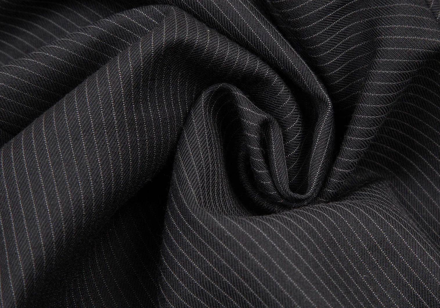Burberry Wool Pinstripe Suit Set Up in Black, Size 42L Size US XS / EU 42 / 0 - 19 Thumbnail