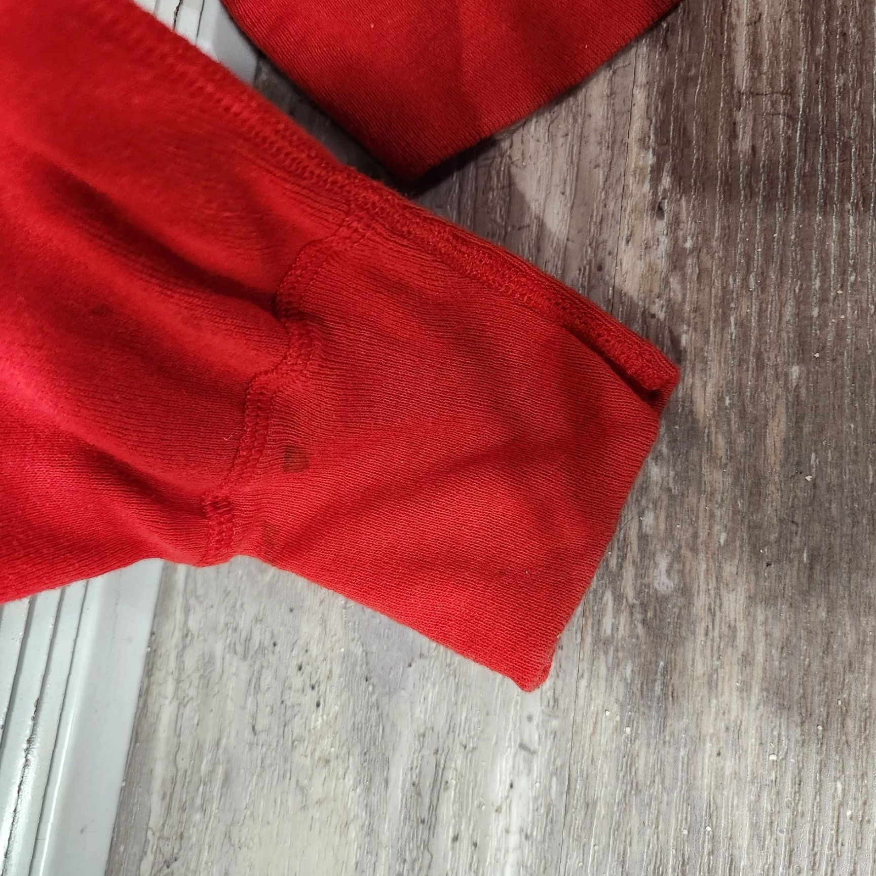 Vintage **Morgan Mills Red Cotton/Polyester Long Sleeve Union Suit |Adult Big & Tall|** User: **Morgan Mills Red Long Sleeve Union Suit |Adult Big & Tall|** Size US L / EU 52-54 / 3 - 4 Thumbnail