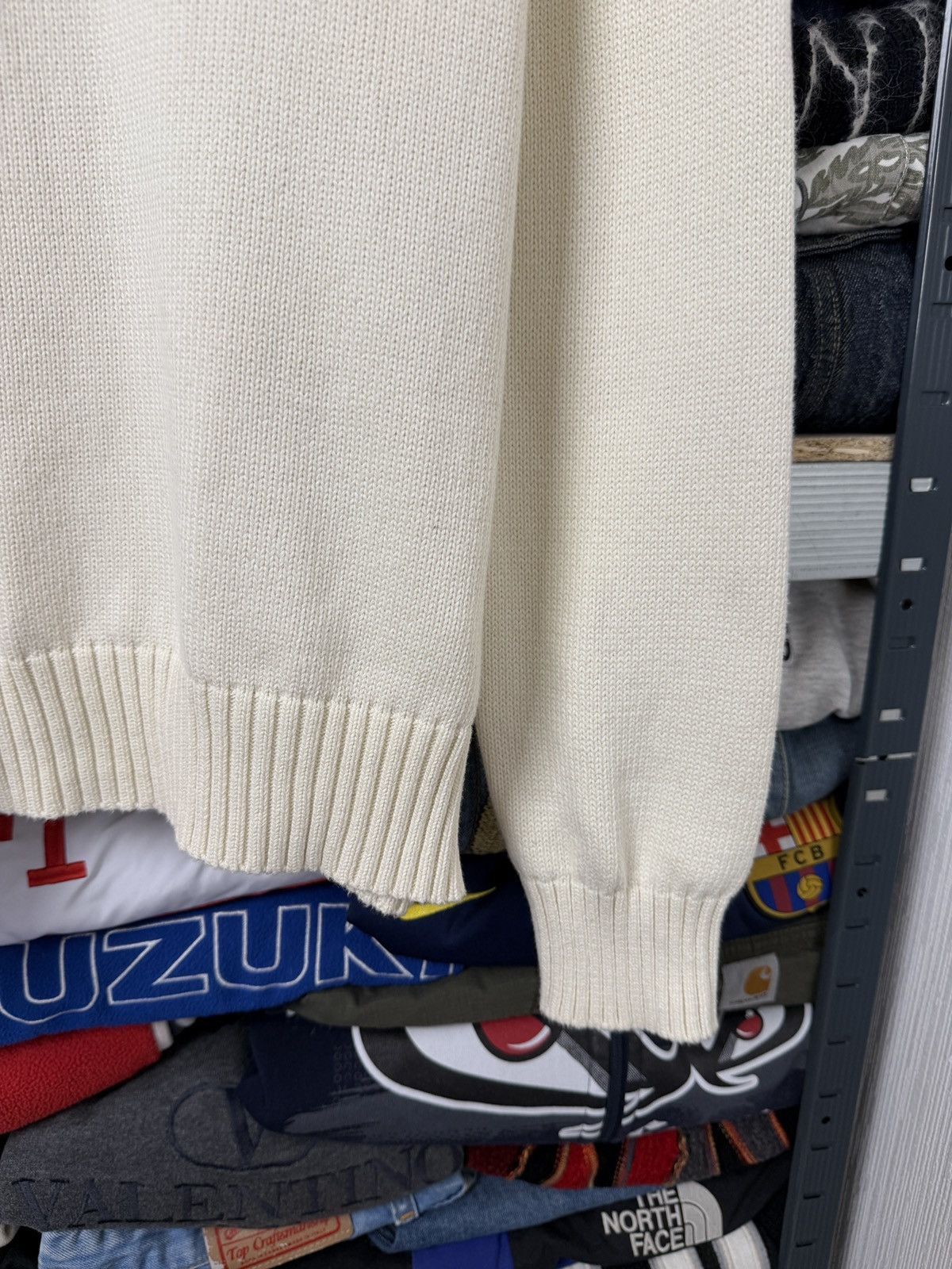 Polo Ralph Lauren Polo Ralph Lauren Cream Knit Sweater Size US M / EU 48-50 / 2 - 7 Thumbnail