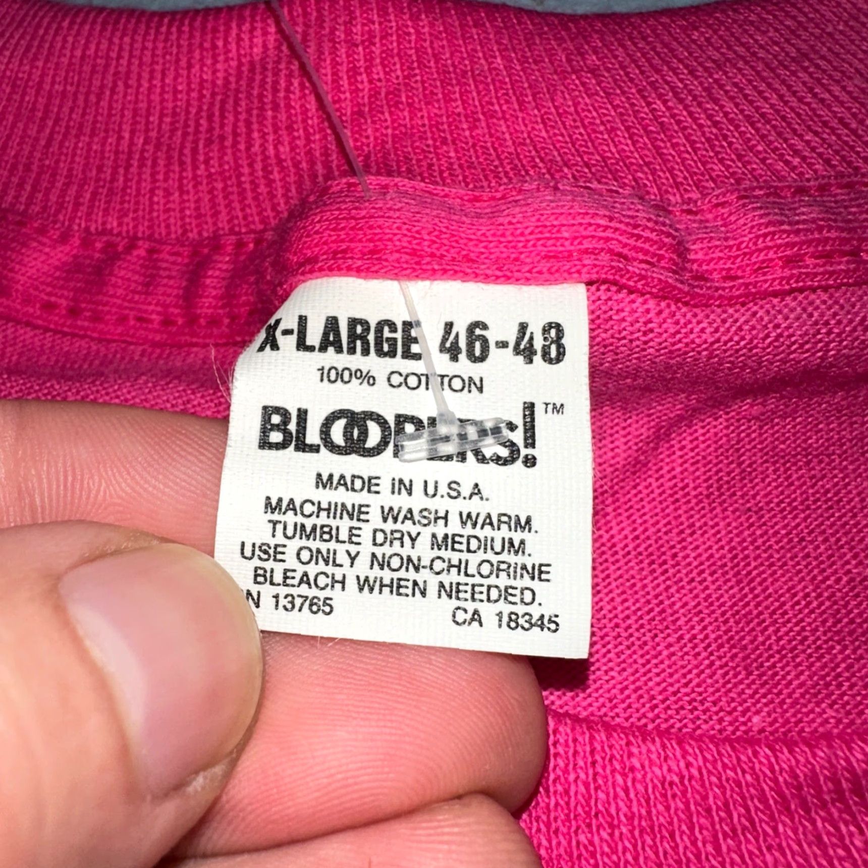 Vintage VINTAGE California Surfer T Shirt Pink Ocean Swim Pacific Graphic 80s Bloopers Men XL Size US XL / EU 56 / 4 - 4 Thumbnail