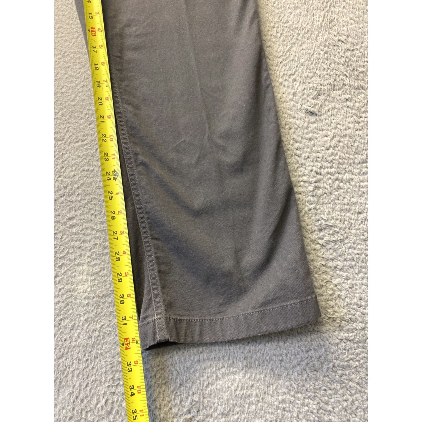 Carhartt VINTAGE? (No) – ignore. Create optimized: Carhartt Chino Twill Pants Mens 38x32 Gray Work Pants Relaxed Windproof Heavy Duty Size US 38 / EU 54 - 6 Thumbnail