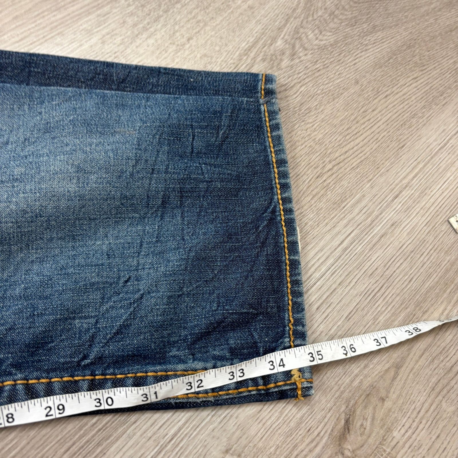 True Religion True Religion Ricky Big T Straight Leg Jeans Mens 40x35 READ Size US 40 / EU 56 - 8 Thumbnail