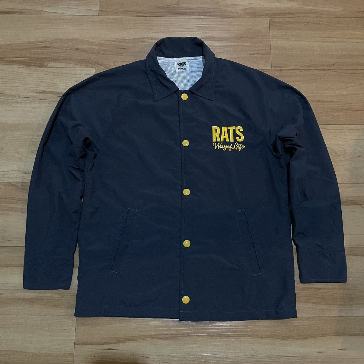 RATS JAPAN Rats sence of solidarity way of life nylon coach jacket Size US S / EU 44-46 / 1 - 1 Thumbnail