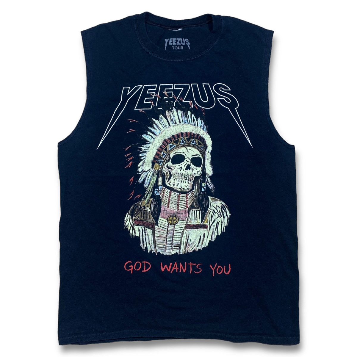 Kanye West Yeezus tour sleeveless shirt Kanye west Size US M / EU 48-50 / 2 - 1 Thumbnail