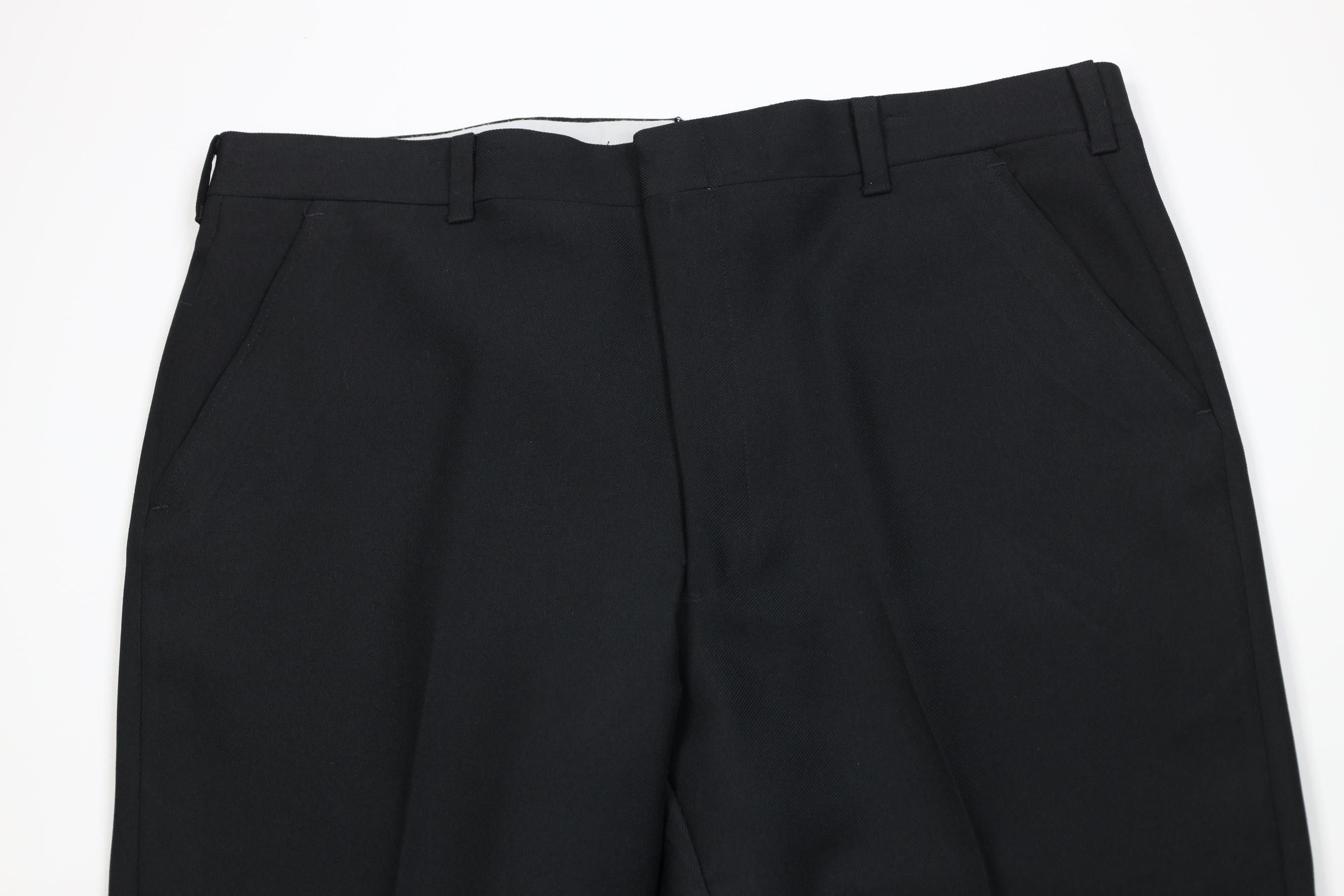 Vintage Vintage 70s Streetwear Flared Wide Leg Chino Pants Black USA Size US 38 / EU 54 - 2 Thumbnail