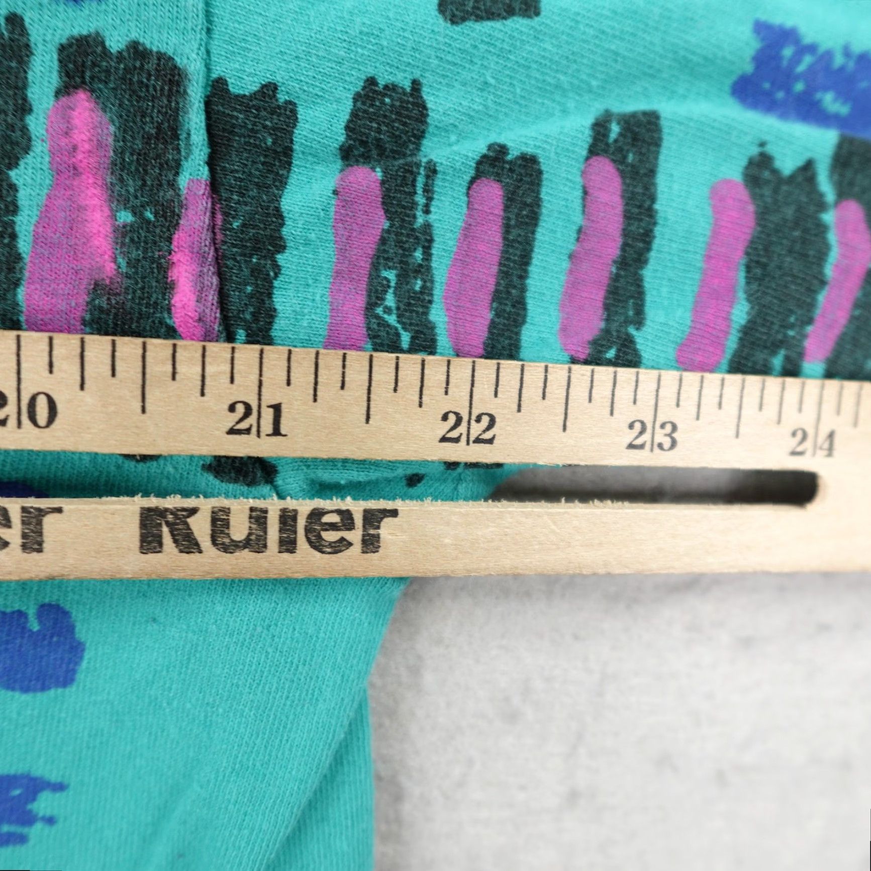 Vintage VINTAGE Pipeline Shirt Mens Large Teal Surf All Over Print AOP 90s Crew Neck Cotton T-Shirt Size US L / EU 52-54 / 3 - 7 Thumbnail