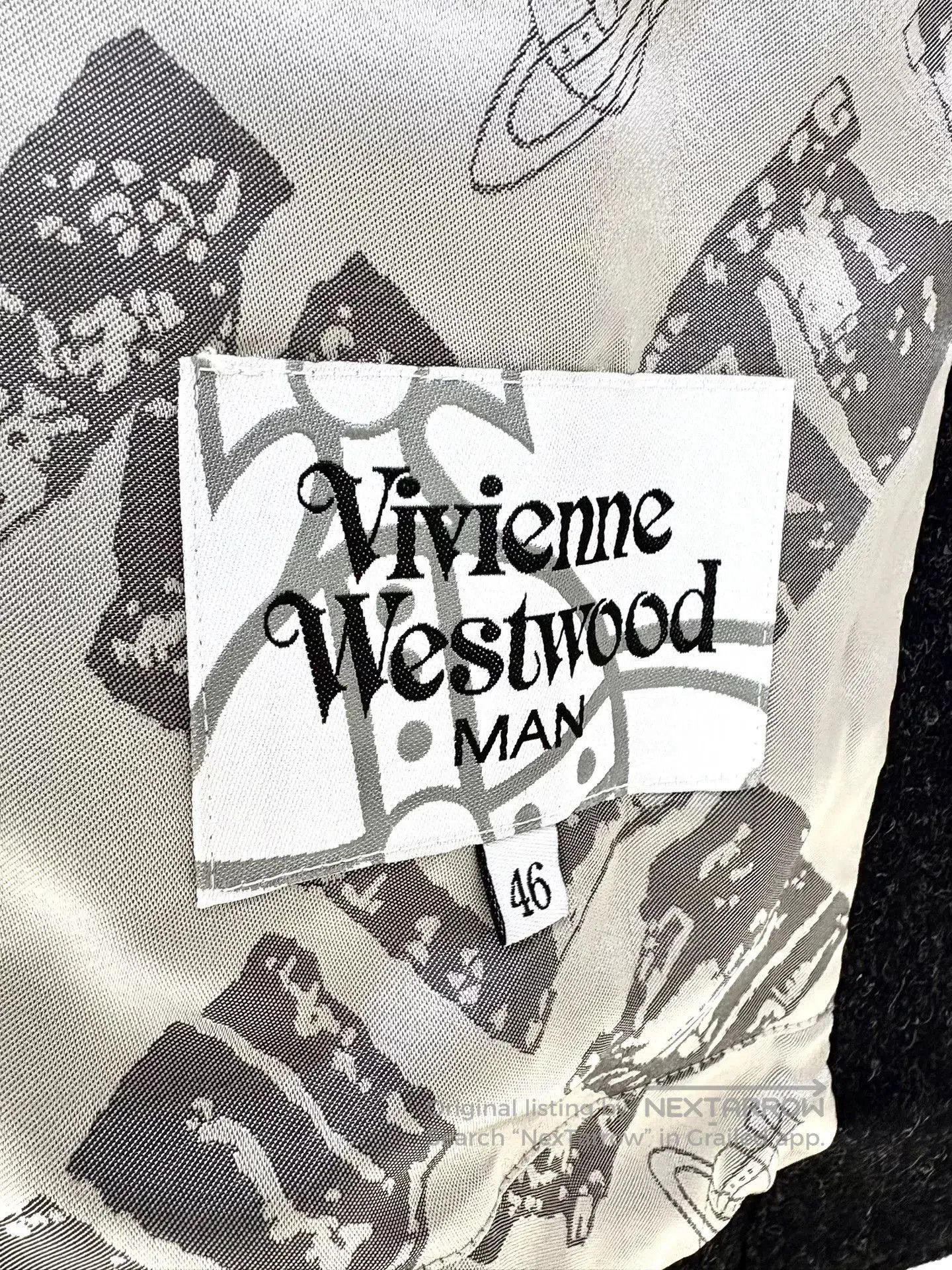 Vivienne Westwood vivienne westwood black gray leather coat. Size L / US 10 / IT 46 - 9 Thumbnail