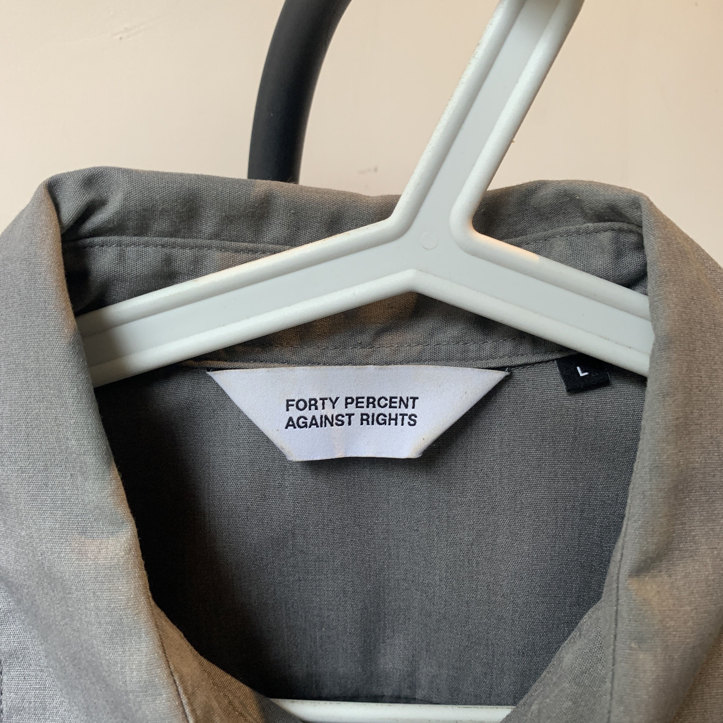 FPAR Fourty percents against rights circa 1992 ls work shirt Size US L / EU 52-54 / 3 - 3 Thumbnail