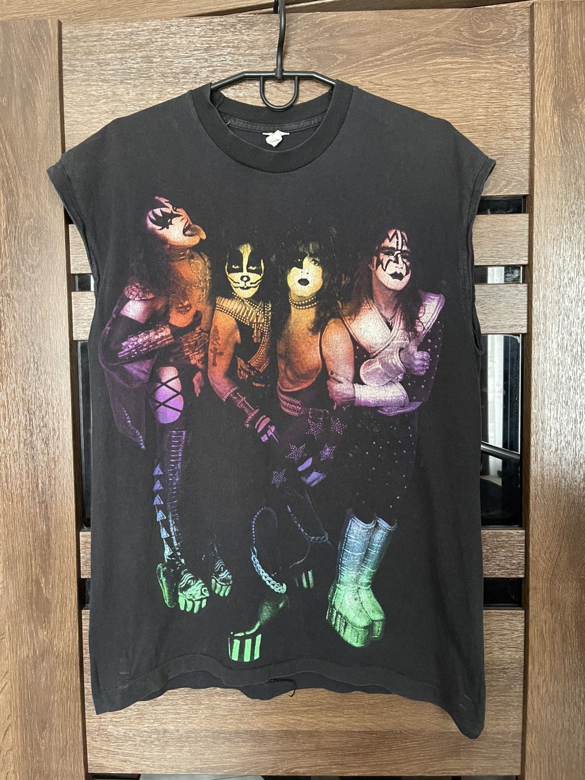 KISS 1996/1997 KISS Alive Worldwide Tour Band T-Shirt Tee Vintage Size US XL / EU 56 / 4 - 2 Thumbnail