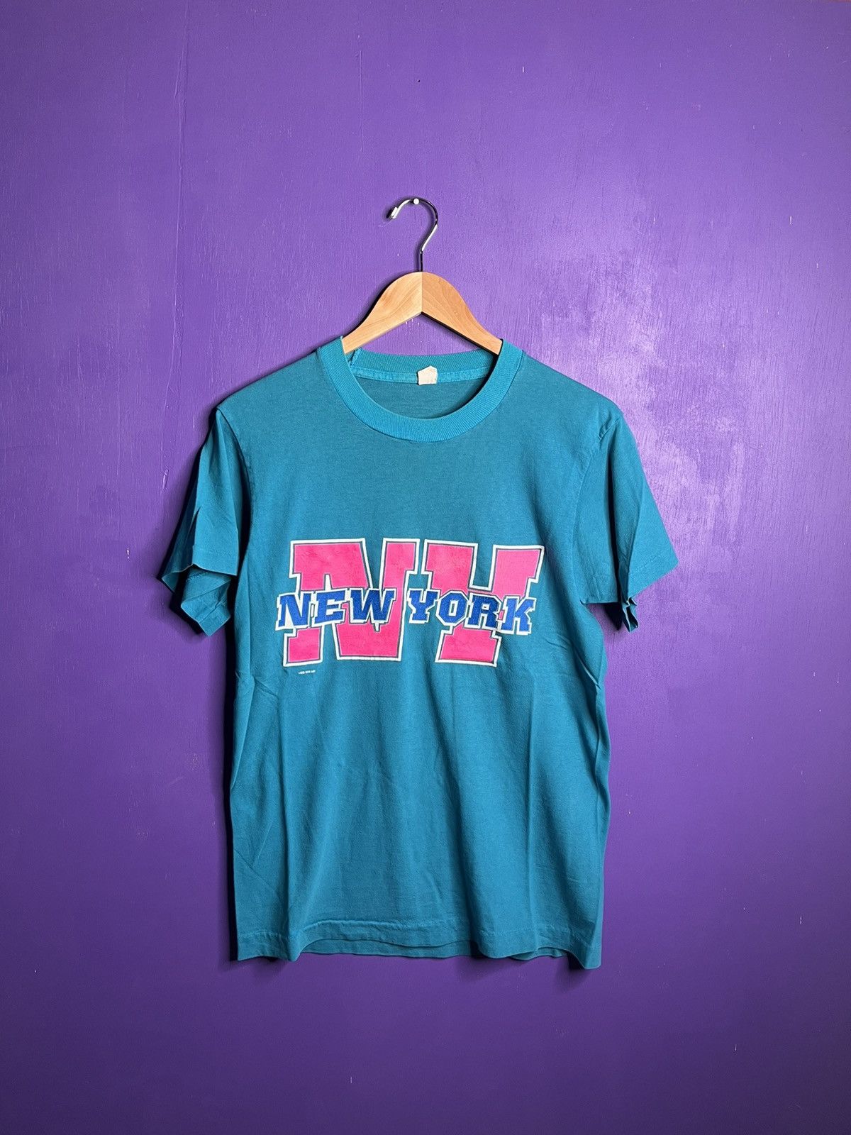 Vintage Vintage 80s New York City tourist t-shirt Size US M / EU 48-50 / 2 - 1 Thumbnail
