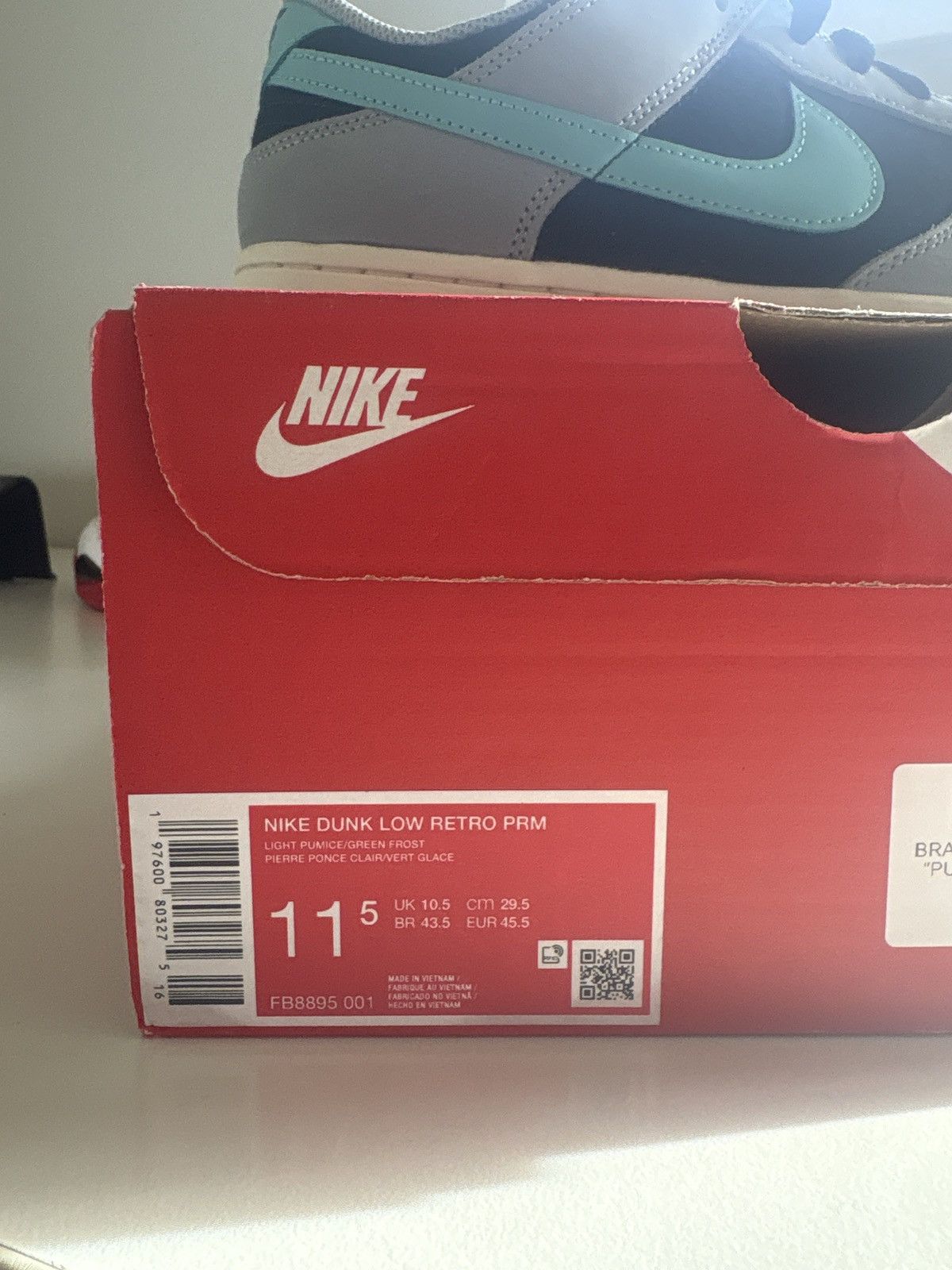 Nike Nike Dunk Low - Pumice Frost Size 11.5 Size US 11.5 / EU 44-45 - 8 Thumbnail
