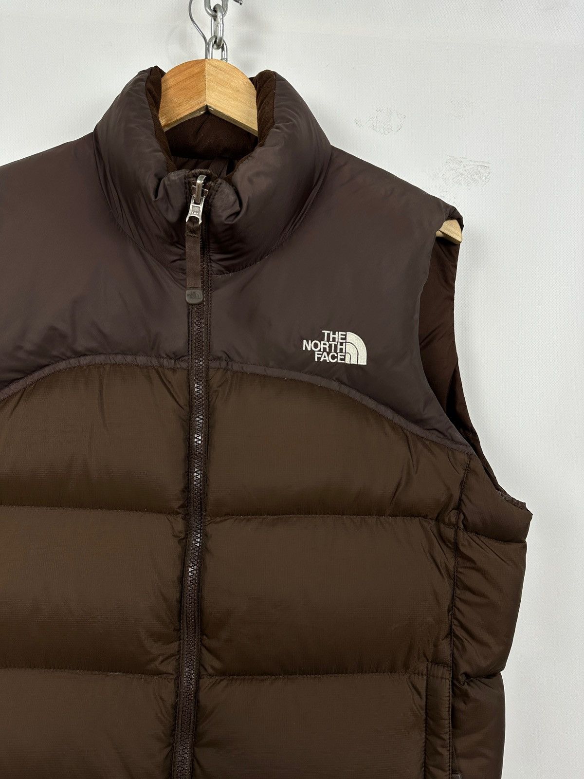 The North Face Vintage The North Face 700 Brown Puffer Vest Kendall Style Size L / US 10 / IT 46 - 6 Thumbnail