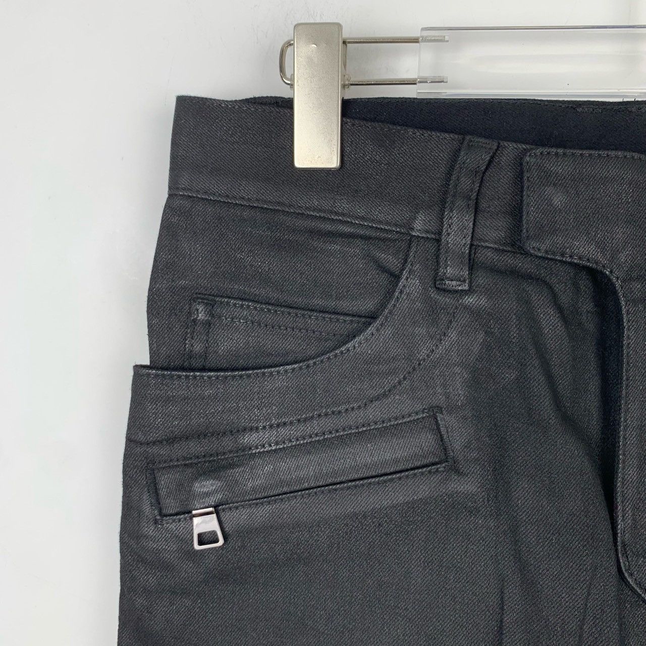 Balmain Balmain Black Denim Pants K26WX Size US 29 - 3 Thumbnail