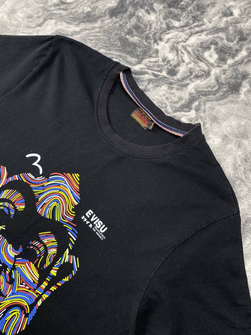 Evisu Vintage Evisu T-Shirt Big Logo 90s Y2K Size US L / EU 52-54 / 3 - 2 Thumbnail