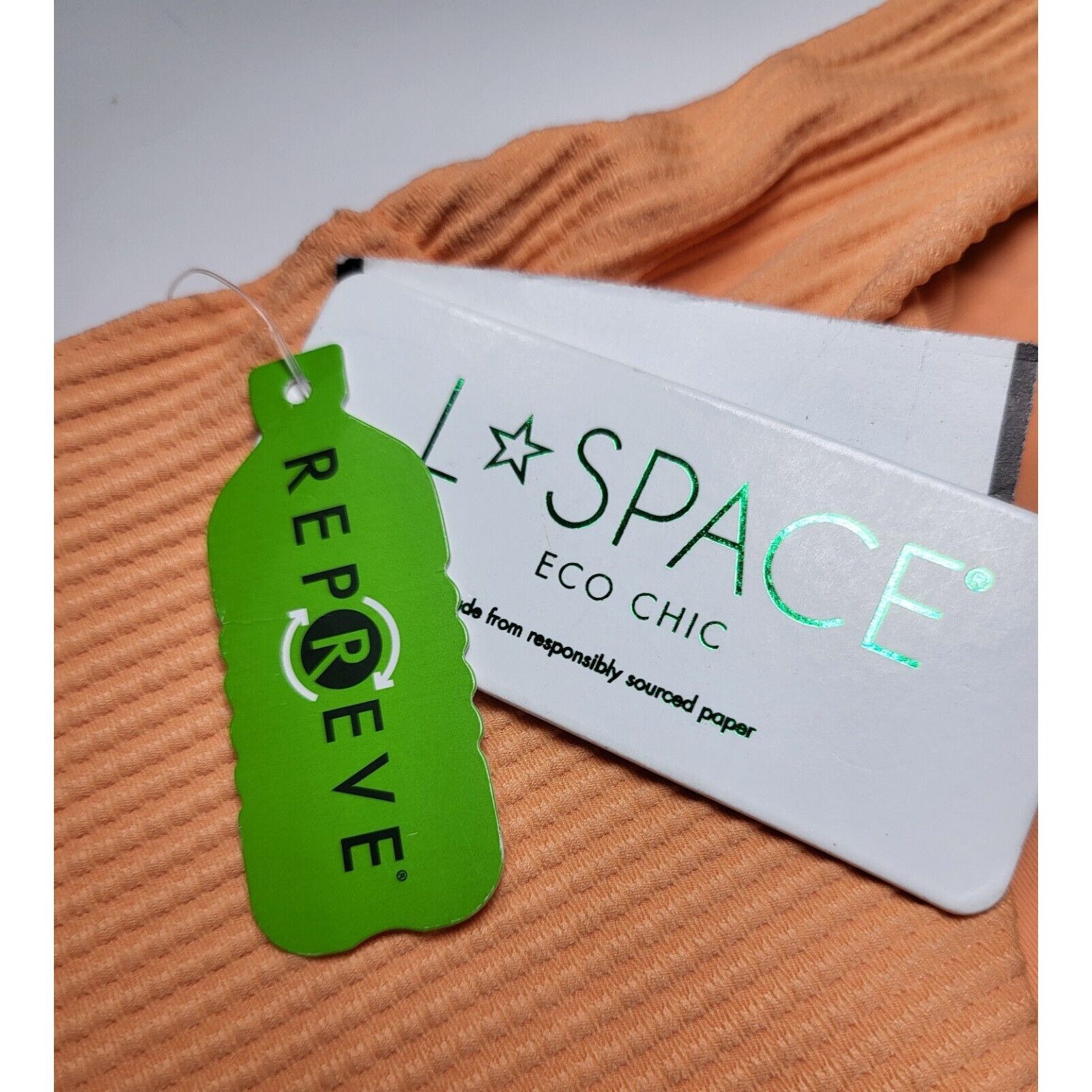 Other NWT L*SPACE ECO CHIC Repreve Sol Bikini Ruched Bottom Size L Size ONE SIZE - 6 Thumbnail