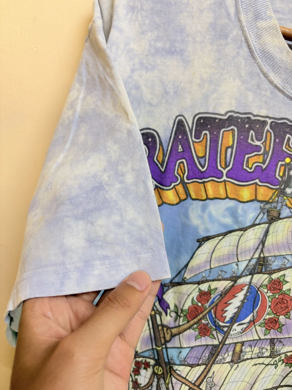 Grateful Dead × Liquid Blue Vintage 90s Grateful Dead Band Ship Of Fools Liquid Blue 93 Size US L / EU 52-54 / 3 - 12 Thumbnail