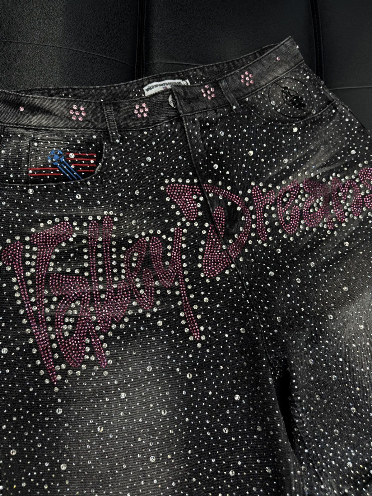 Vale Vale Valley Dreams Rhinestone Shorts Size 32 Size US 32 / EU 48 - 6 Thumbnail
