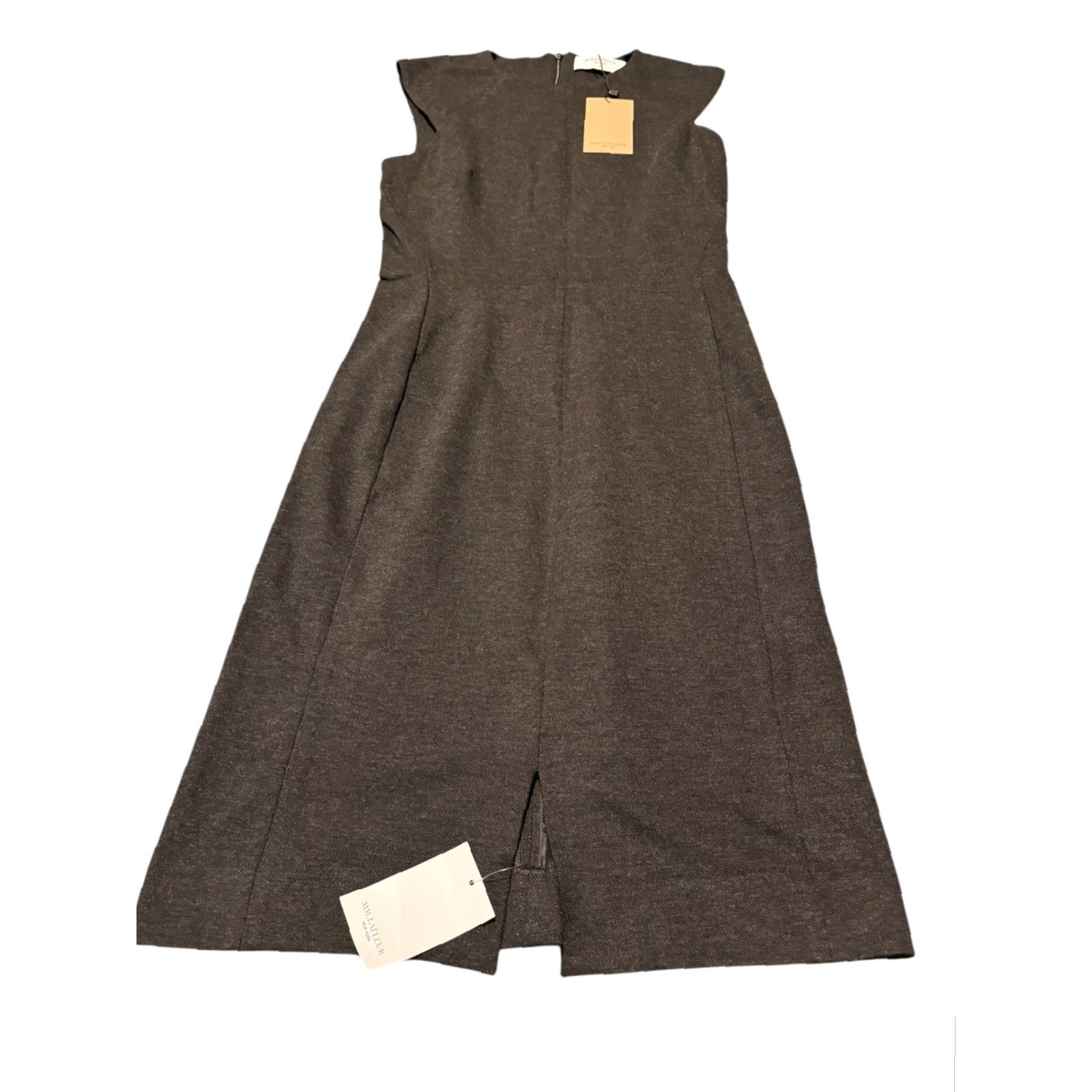 M.M.LaFleur M.M.LaFleur Katie Dress Womens Texture Ponte Charcoal Tank Above Size 8 NWT Size M / US 6-8 / IT 42-44 - 2 Thumbnail