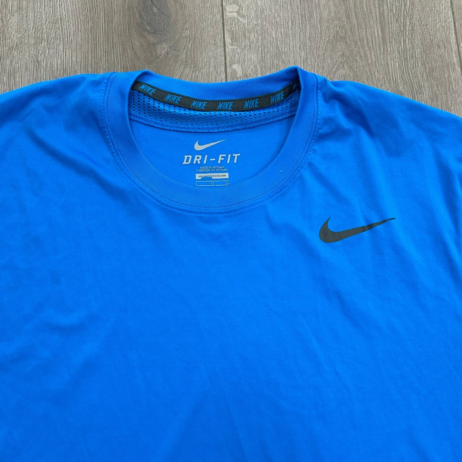 Nike Nike Running Dri Fit Blue Tee T Shirt size Large L B15 Size US L / EU 52-54 / 3 - 2 Thumbnail