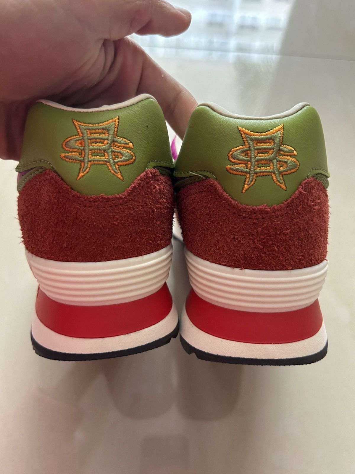 New Balance × Stray Rats Stray rats x new balance 574 red Size US 9 / EU 42 - 4 Thumbnail