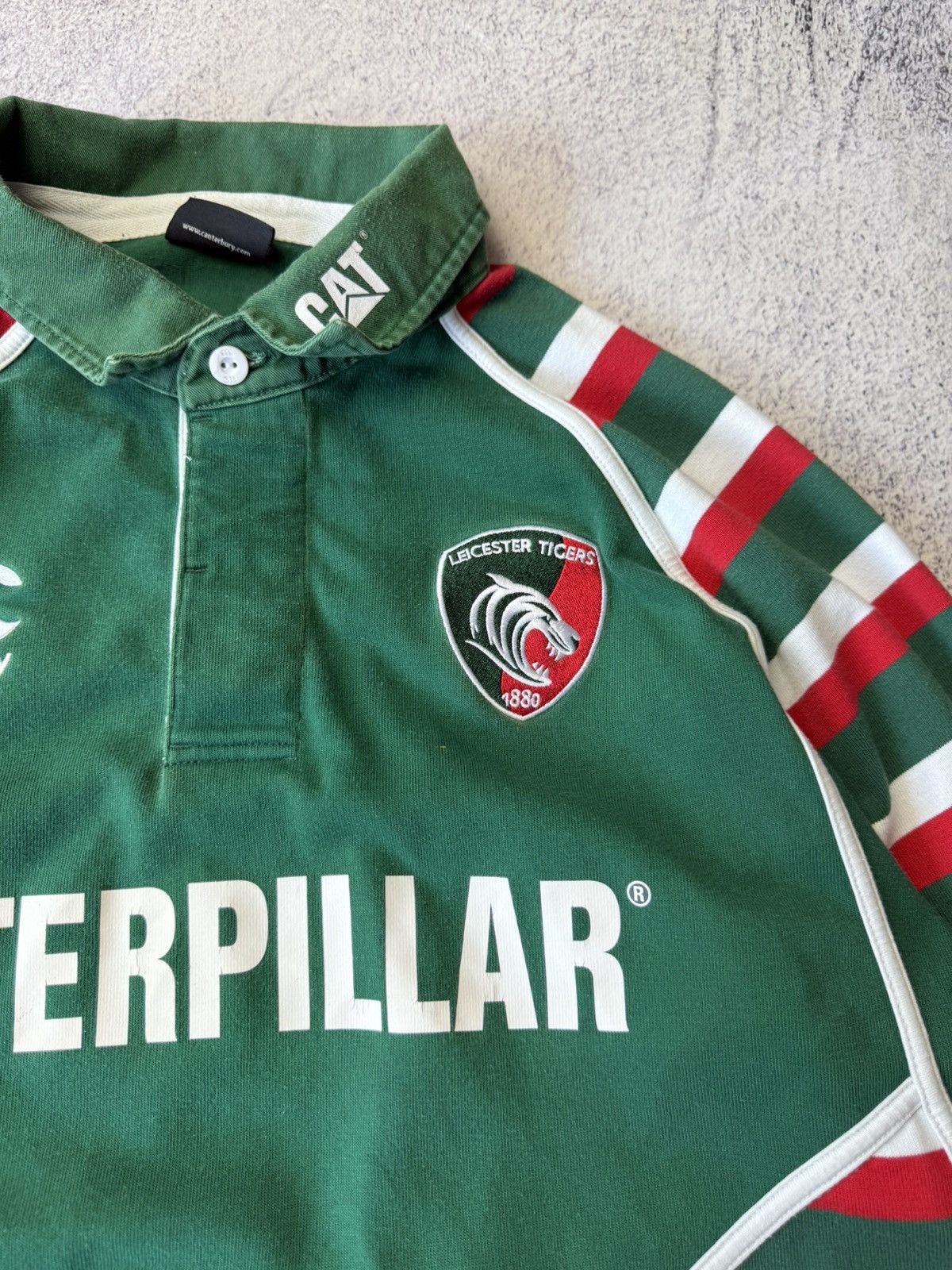 Canterbury of New Zealand LEICESTER TIGERS RUGBY HOME JERSEY SHIRT CANTERBURY 2012-13 Size US XL / EU 56 / 4 - 8 Thumbnail