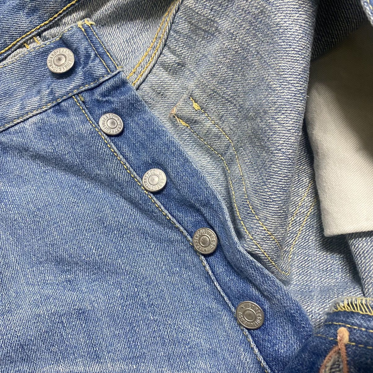 Iron Heart × Self Edge EARTH CULTURE Denim Selvedge Jeans Lot RR1011 Size US 32 / EU 48 - 19 Thumbnail