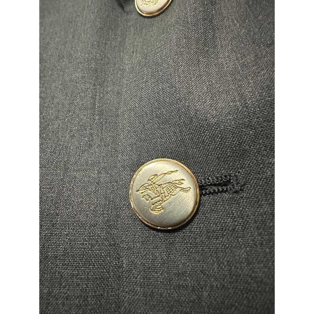 Burberry Vintage Burberry gray lightweight wool two button blazer Size 40R - 4 Thumbnail