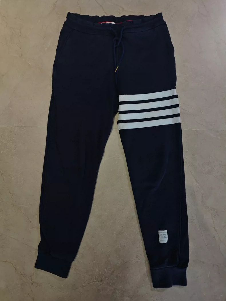 Thom Browne Thom Browne Stripe Sweatpants - dmc Size US 29 - 1 Thumbnail