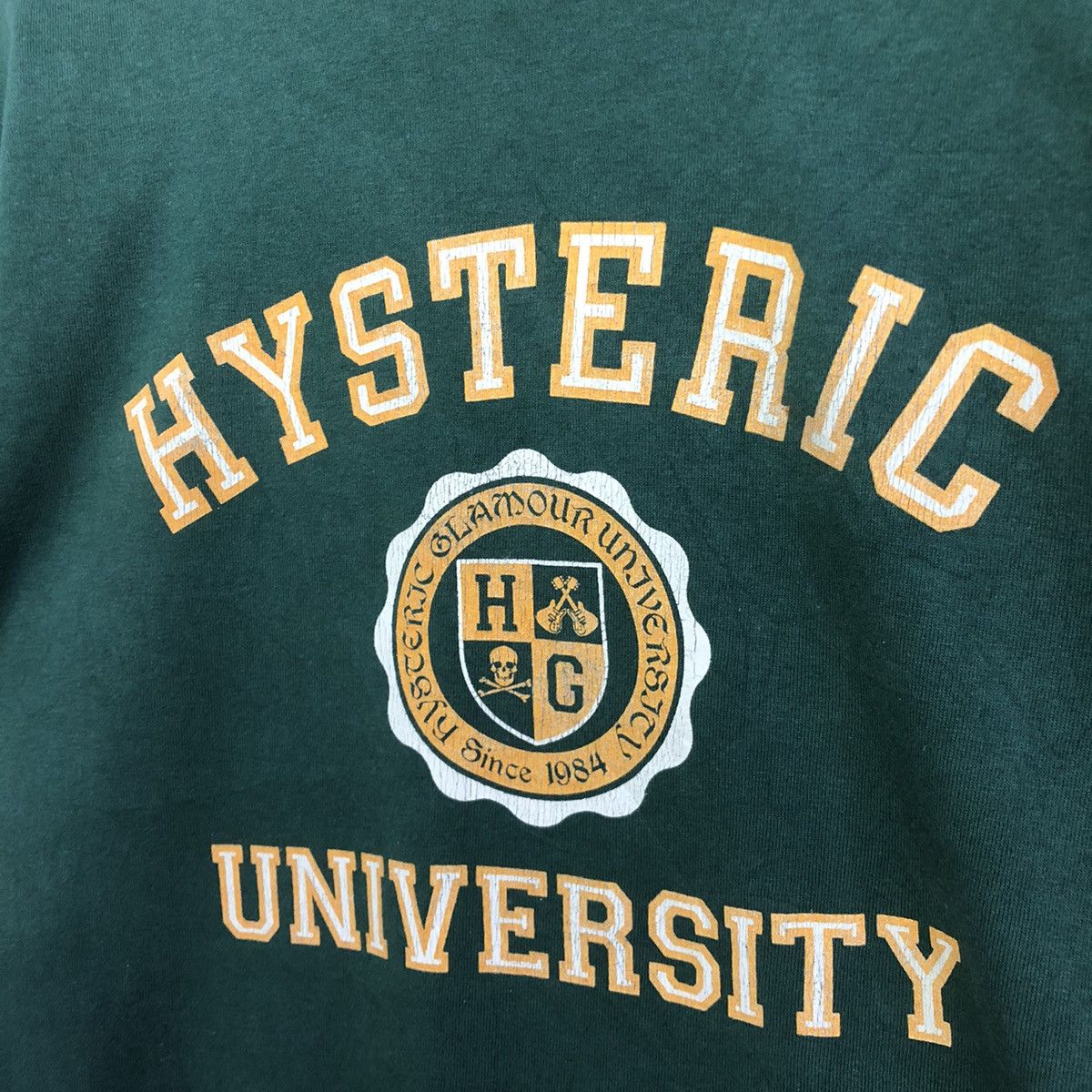 Hysteric Glamour × Japanese Brand × Vintage Vintage Hysteric Glamour University Ringer Sleeve Tshirt Size US L / EU 52-54 / 3 - 7 Thumbnail