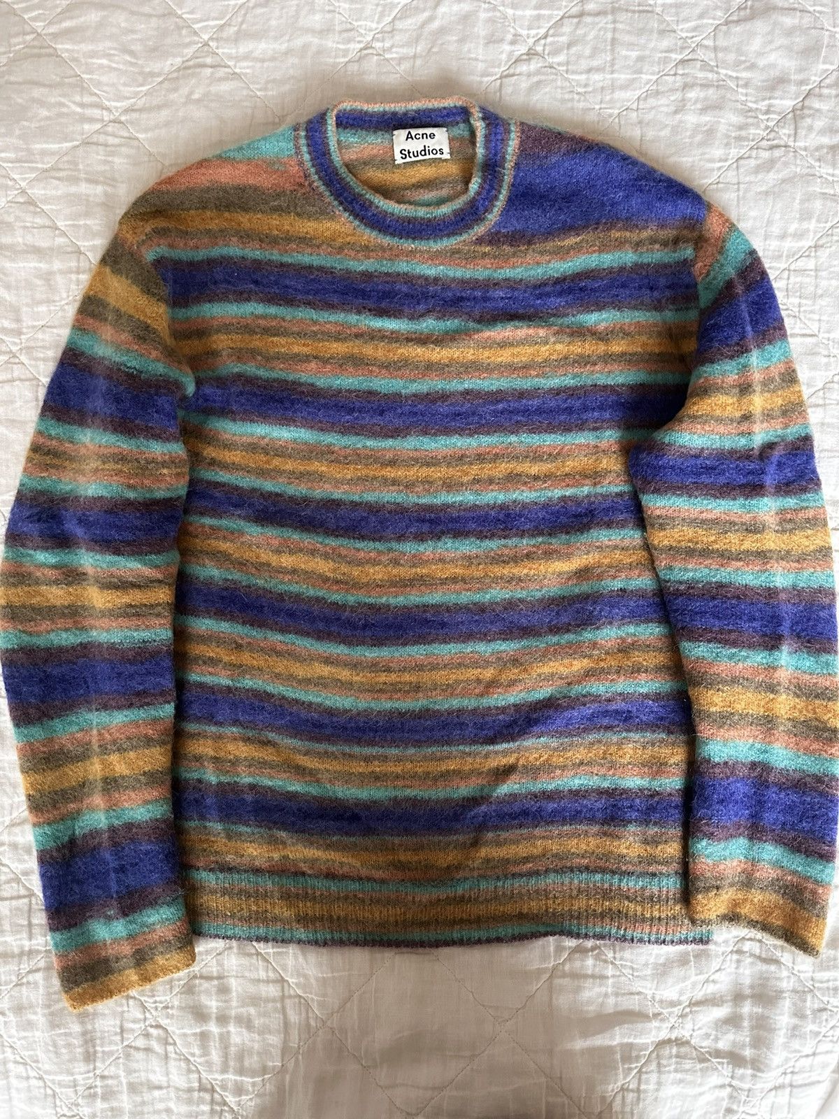 Acne Studios Acne Studios Striped Sweater Size US S / EU 44-46 / 1 - 1 Thumbnail