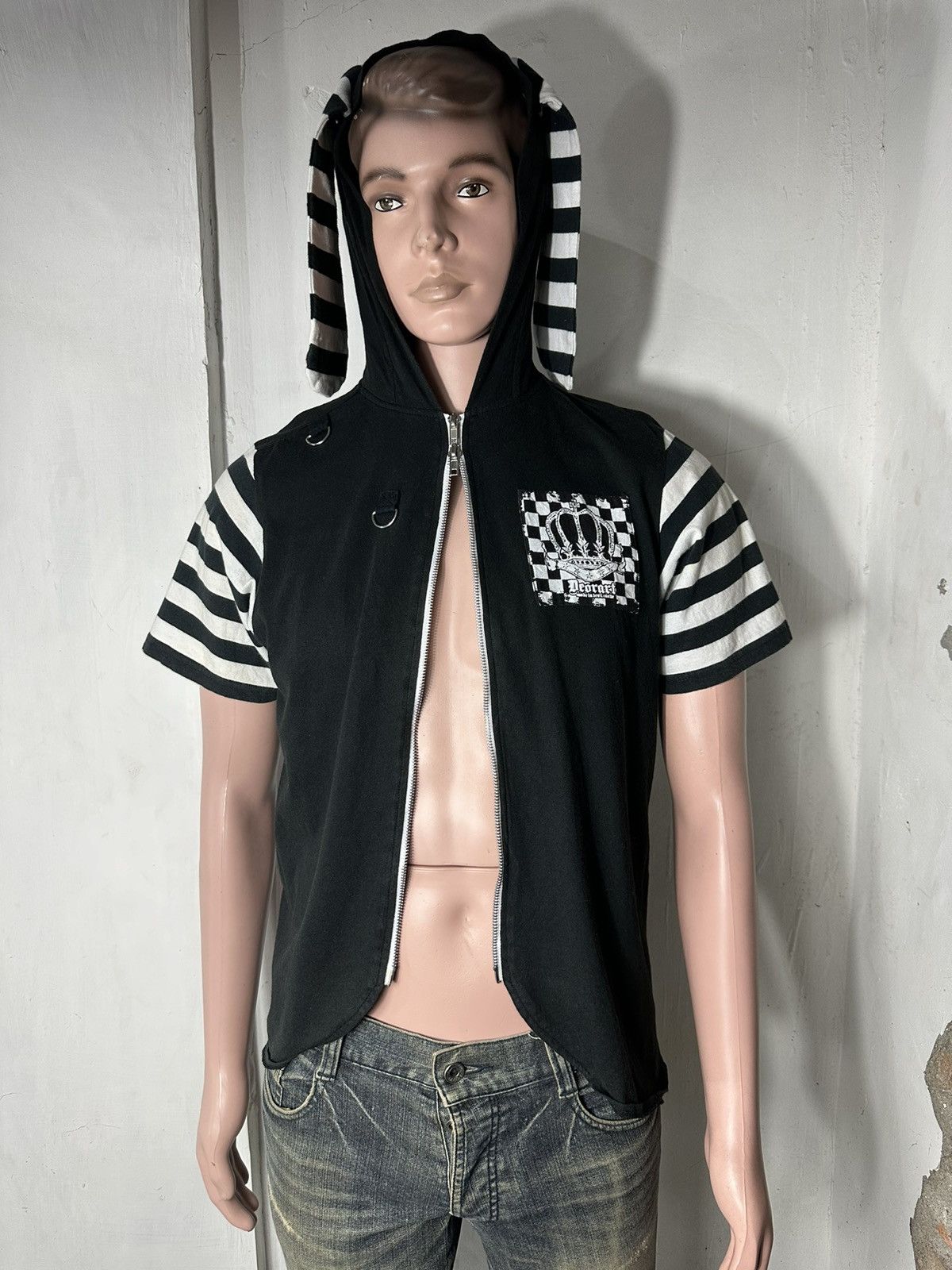 Other Deorart Punk Bondage Bunny Hooded Zip Tshirt Size US S / EU 44-46 / 1 - 3 Thumbnail