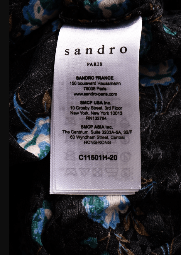 Sandro Women's Sandro Paris Floral Long Sleeve Shirt Size M Size M / US 6-8 / IT 42-44 - 4 Thumbnail