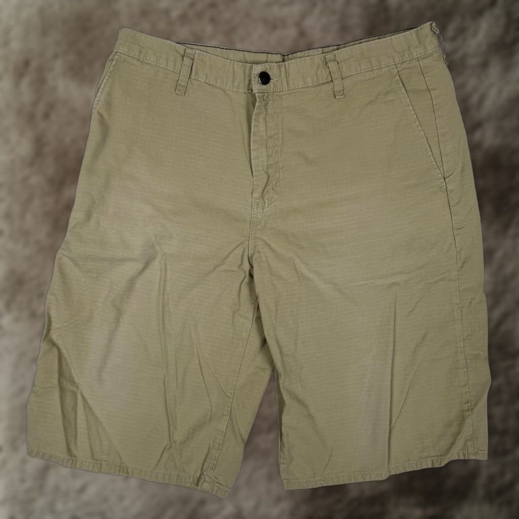 Dickies Dickies Shorts Mens 4 Tan Ripstop Loose Fit Utility Outdoors Workwear Y2K Skate Brown Cotton Pockets Chino Summer Spring Regular 34 Mens Size US 34 / EU 50 - 1 Thumbnail