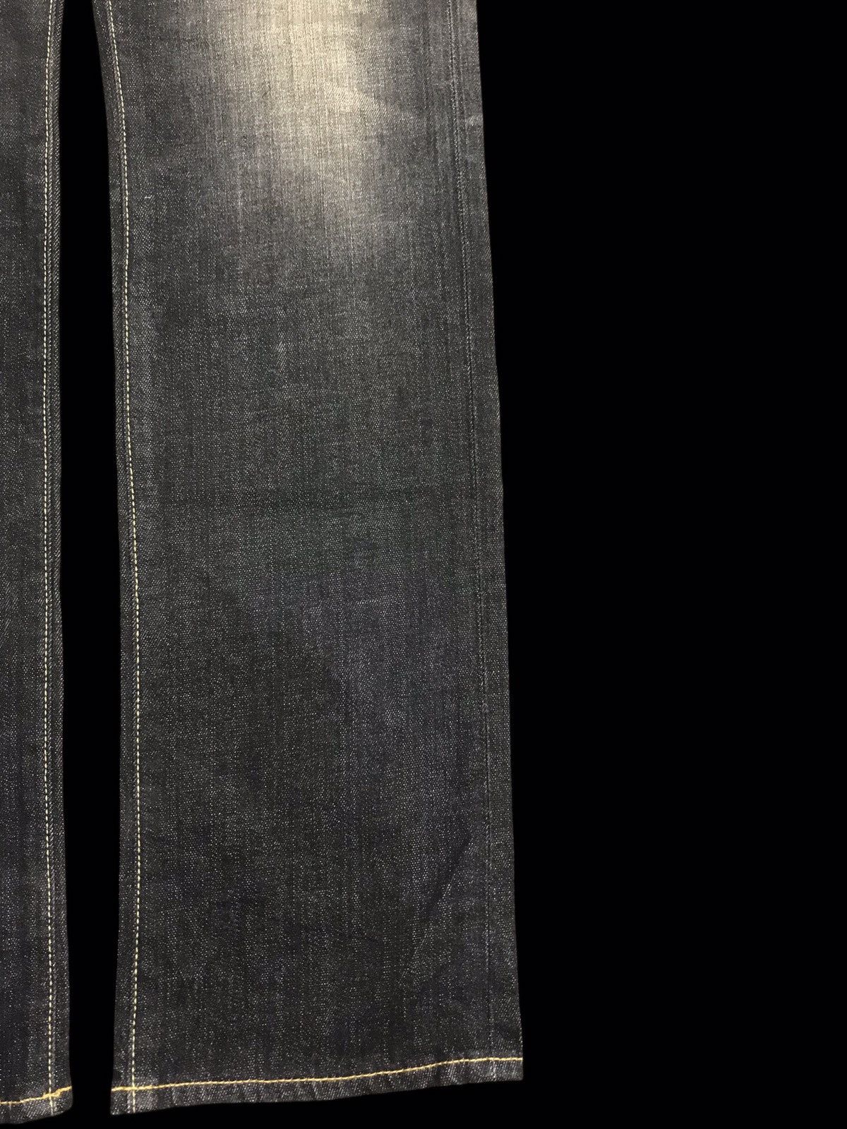 Japanese Brand 💥90s Style💥uniqlo Black Stone Wash Stylish Fades Denim F60 Size US 31 - 5 Thumbnail