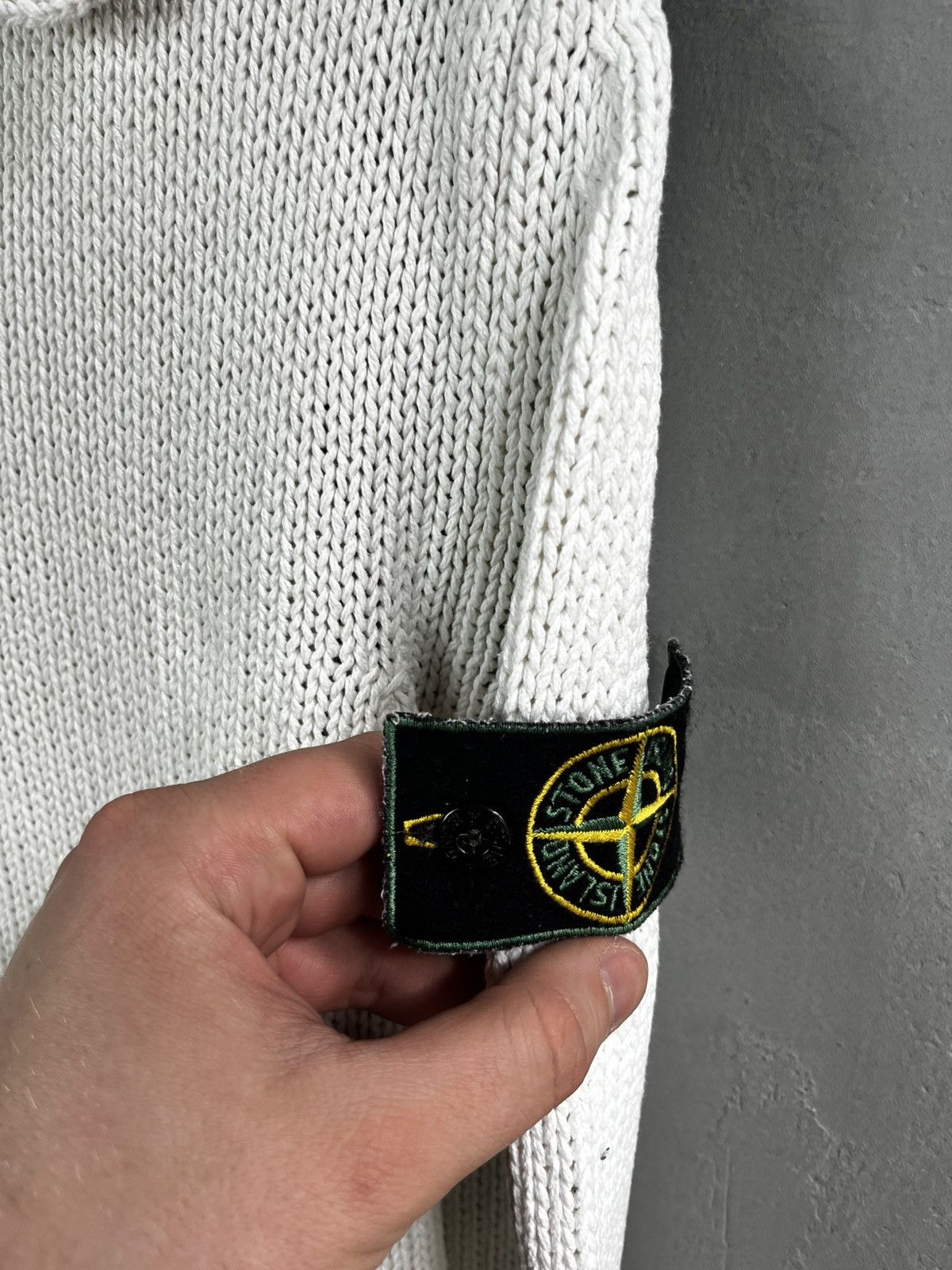 Stone Island × Vintage Stone Island SS 1998 Half Button Knit Size US S / EU 44-46 / 1 - 11 Thumbnail